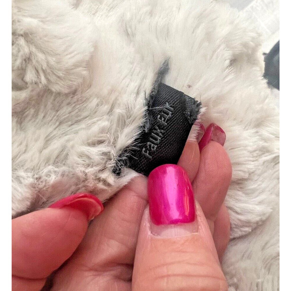 Steve Madden Womens Jacket Medium Glacier Quilted Puffer Olive Faux Fur Hooded - Picture 9 of 10